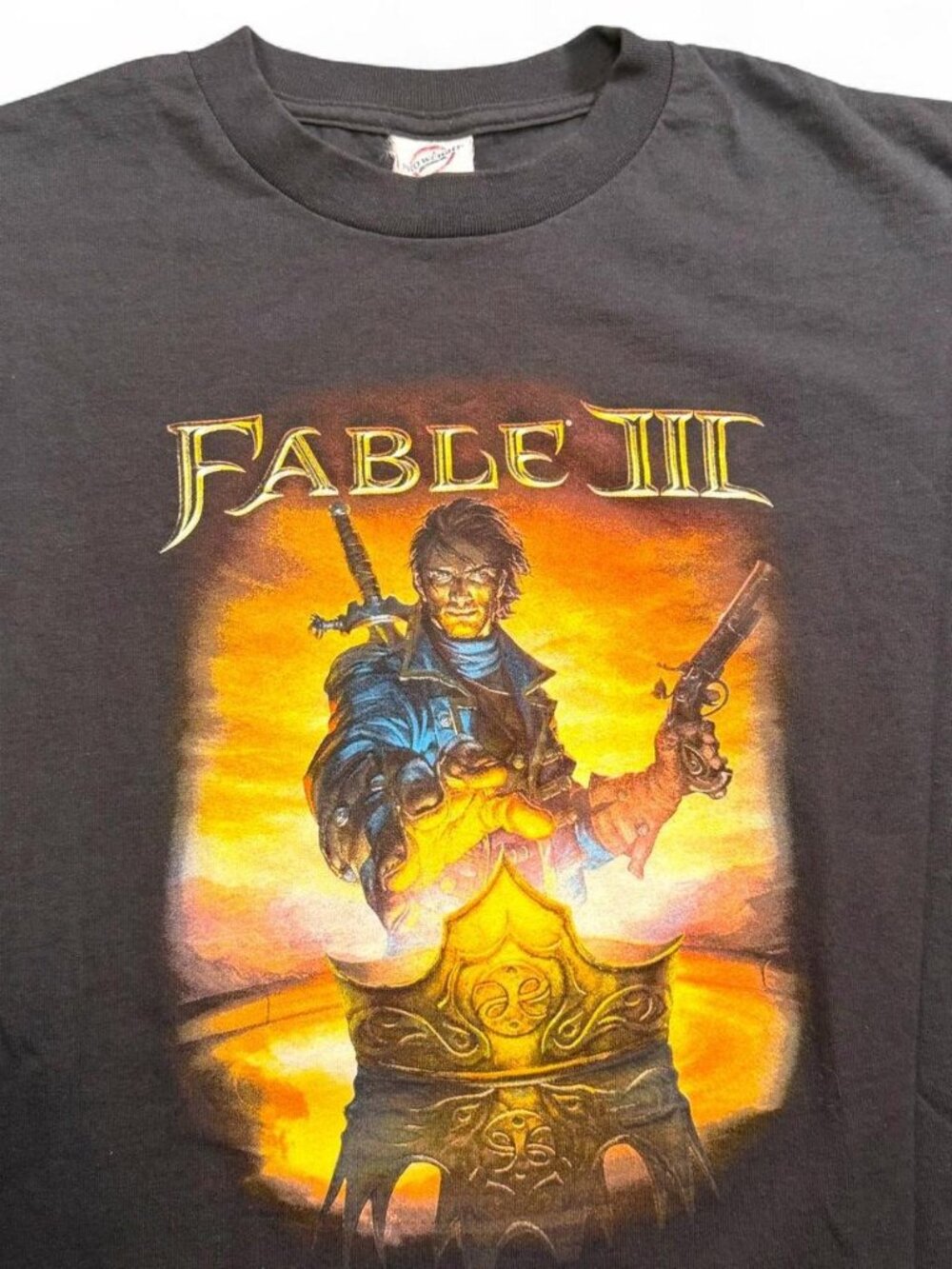 Fable III Xbox 360 Promo Graphic Gaming Tee XL Delta